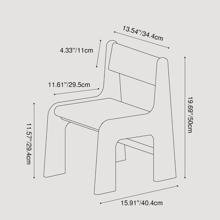 Silla de estudio infantil tapizada de madera de haya - Asiento nórdico para niños pequeños con respaldo alto, cojín suave y bordes redondeados para sala de estar 