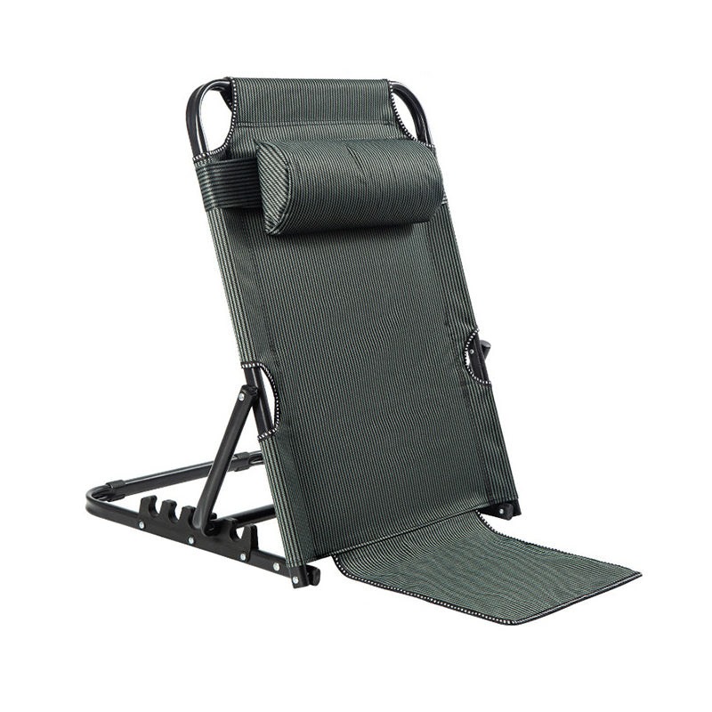 Modern Minimalist Oxford Fabric Textilene Fabric Iron Plastic Rectangular Back Chair With Adjustable Recline &amp; Armrests For Living Room &amp; Bedroom