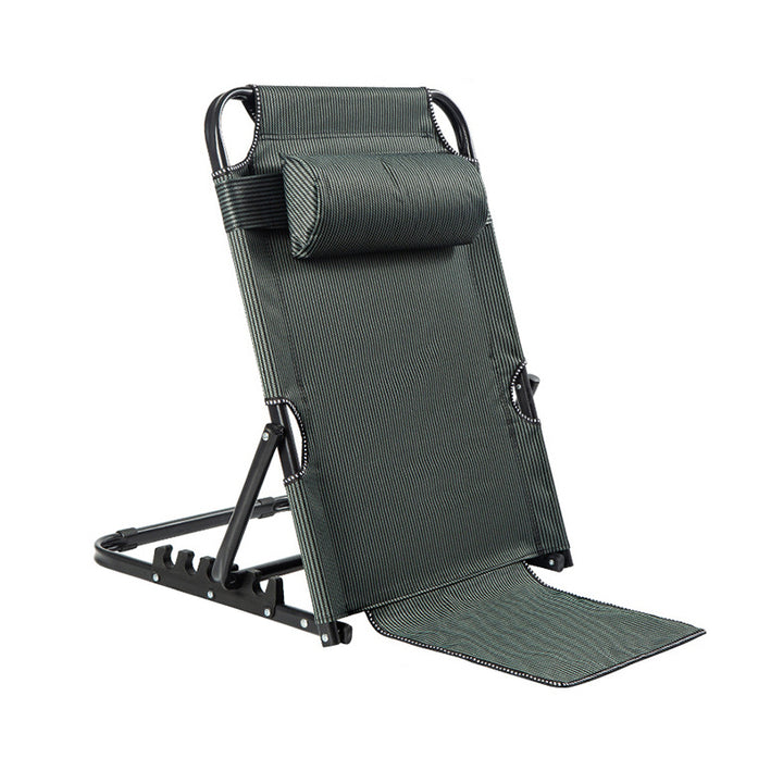 Modern Minimalist Oxford Fabric Textilene Fabric Iron Plastic Rectangular Back Chair With Adjustable Recline &amp; Armrests For Living Room &amp; Bedroom