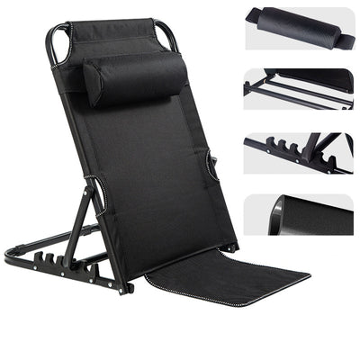 Modern Minimalist Fabric & Steel Rectangular Back Chair With Adjustable Recline & Armrests For Living Room & Bedroom