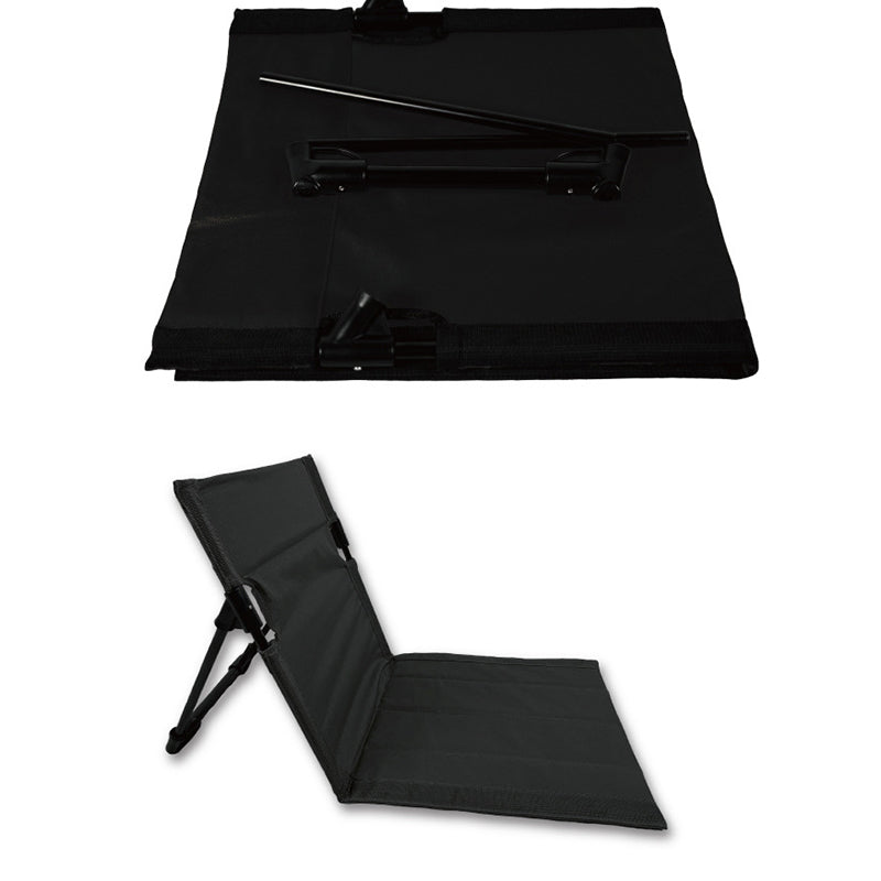 Modern Simplicity Oxford Fabric Aluminum Rectangular Foldable Camping Back Chair For Outdoor Patio