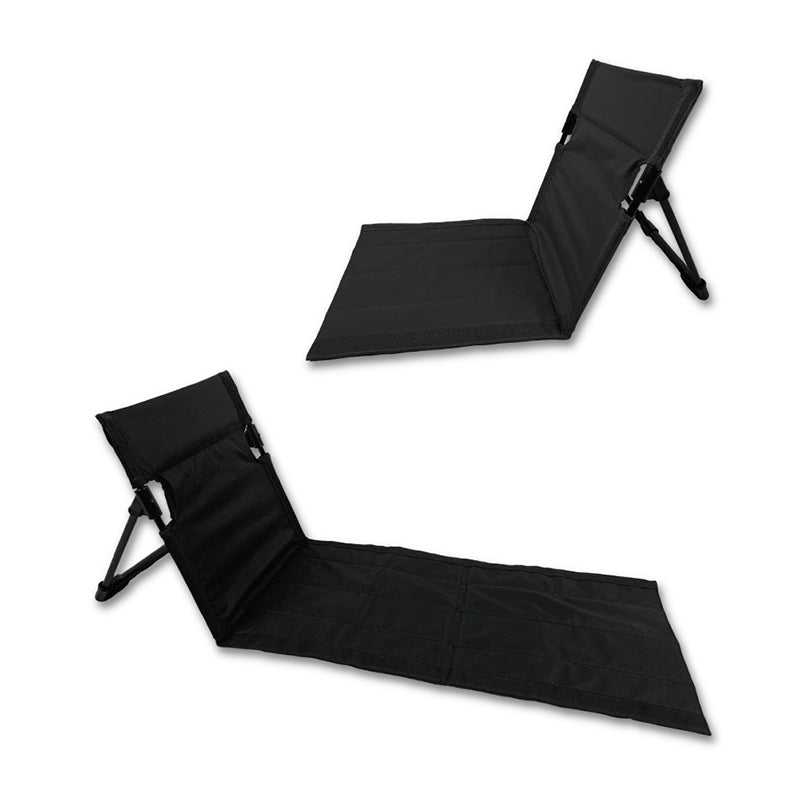 Modern Simplicity Oxford Fabric Aluminum Rectangular Foldable Camping Back Chair For Outdoor Patio