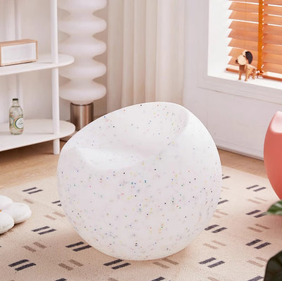 Contemporary Creative PP Apple & Sphere-Shaped Footstool For Entryway & Living Room