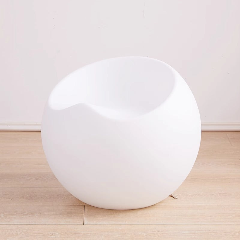 Contemporary Creative PP Apple & Sphere-Shaped Footstool For Entryway & Living Room