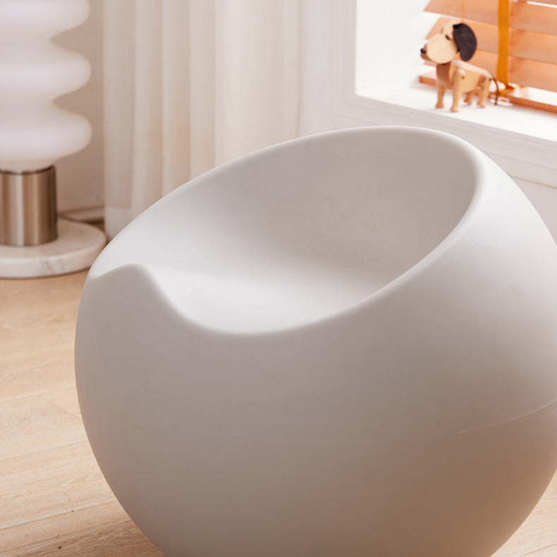 Contemporary Creative PP Apple & Sphere-Shaped Footstool For Entryway & Living Room