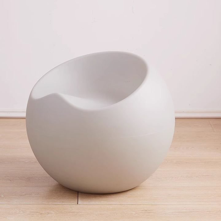 Contemporary Creative PP Apple &amp; Sphere-Shaped Footstool For Entryway &amp; Living Room