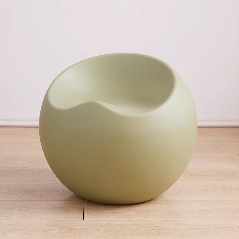 Contemporary Creative PP Apple & Sphere-Shaped Footstool For Entryway & Living Room