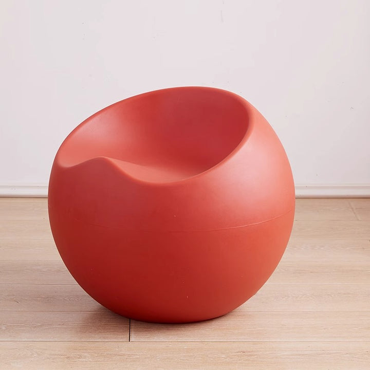 Contemporary Creative PP Apple &amp; Sphere-Shaped Footstool For Entryway &amp; Living Room