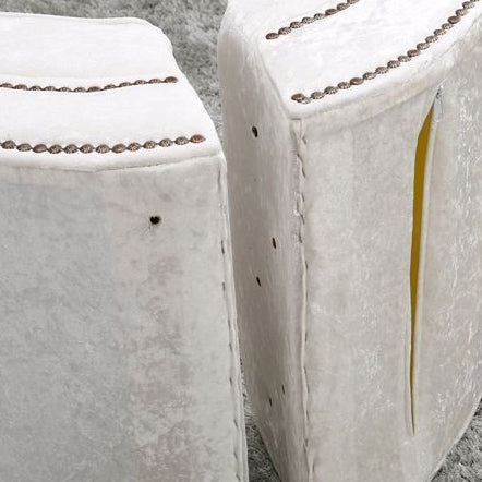 Chaise longue incurvée traditionnelle européenne en bois, velours et cuir avec dossier pour salon et chambre 