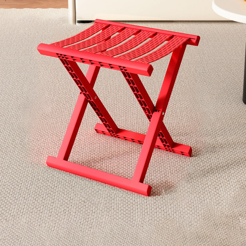 Contemporary Industrial PP TPE Square Foldable Camping Low Stool Portable For Outdoor And Living Room