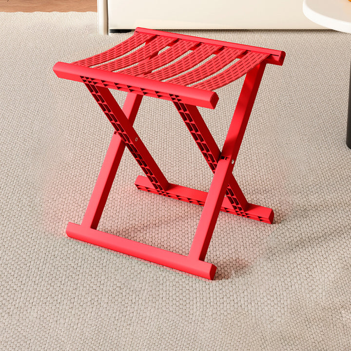 Contemporary Industrial PP TPE Square Foldable Camping Low Stool Portable For Outdoor And Living Room