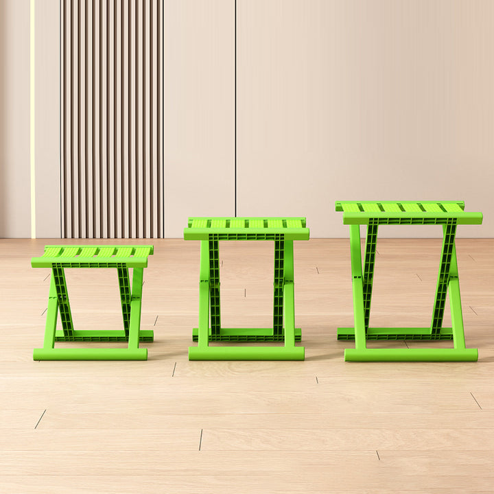 Contemporary Industrial PP TPE Square Foldable Camping Low Stool Portable For Outdoor And Living Room