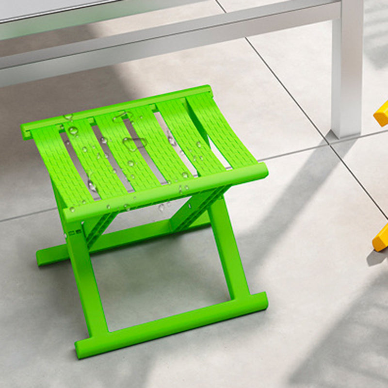 Contemporary Industrial PP TPE Square Foldable Camping Low Stool Portable For Outdoor And Living Room
