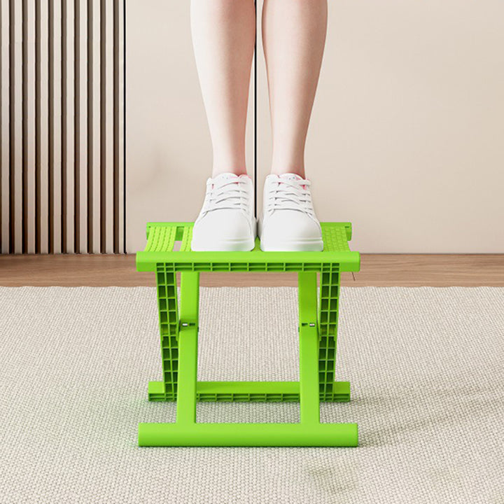 Contemporary Industrial PP TPE Square Foldable Camping Low Stool Portable For Outdoor And Living Room