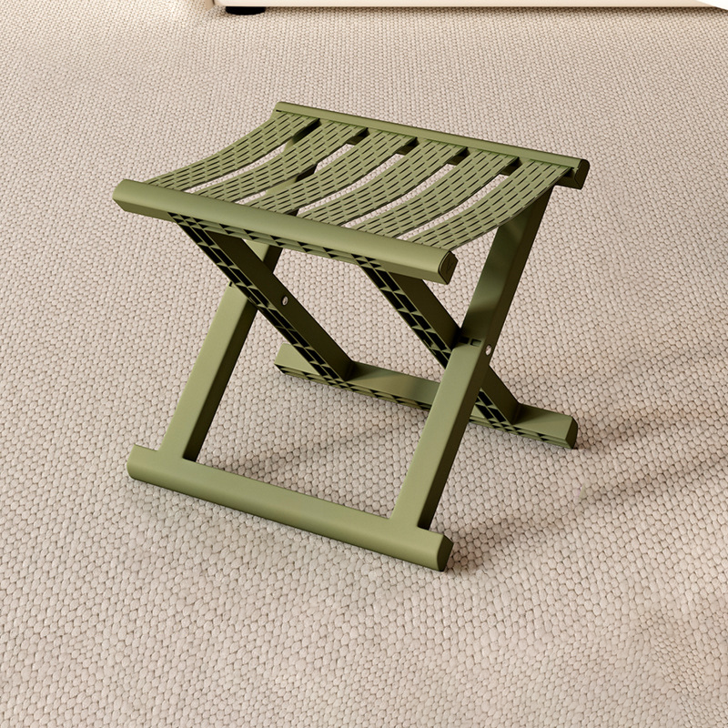 Contemporary Industrial PP TPE Square Foldable Camping Low Stool Portable For Outdoor And Living Room