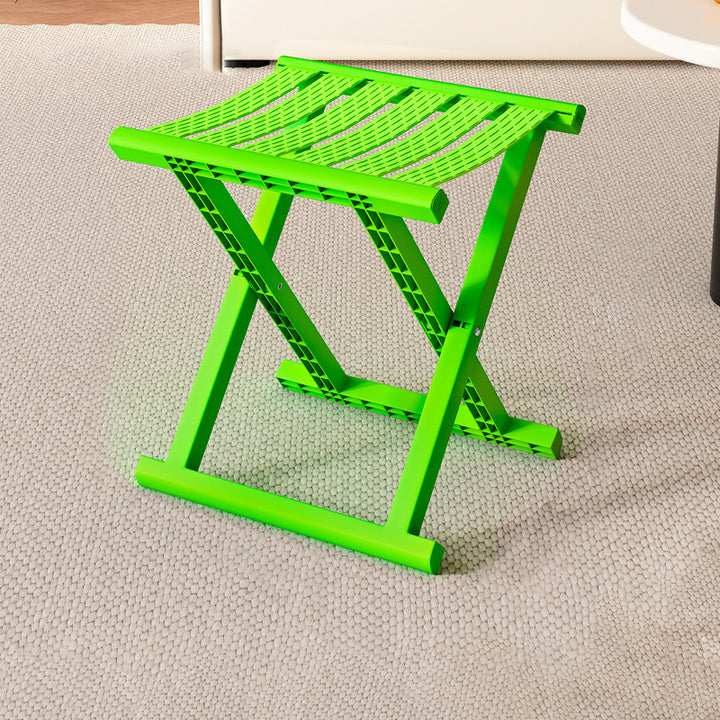 Contemporary Industrial PP TPE Square Foldable Camping Low Stool Portable For Outdoor And Living Room