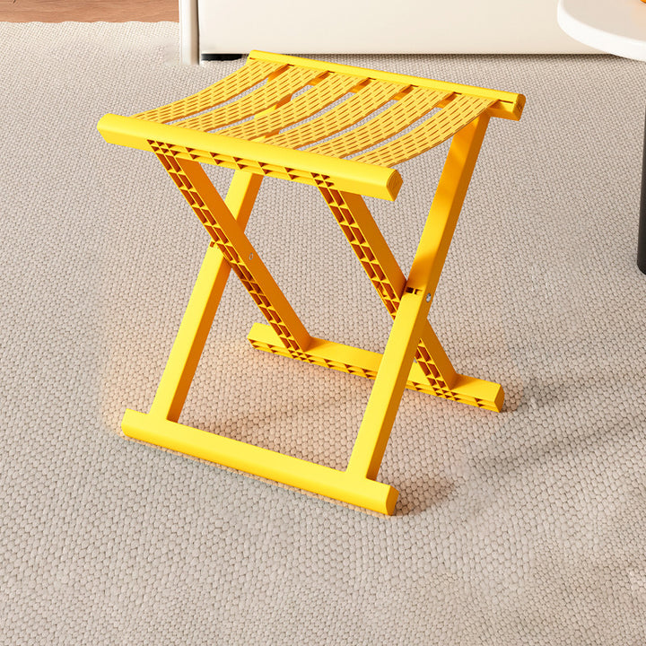 Contemporary Industrial PP TPE Square Foldable Camping Low Stool Portable For Outdoor And Living Room