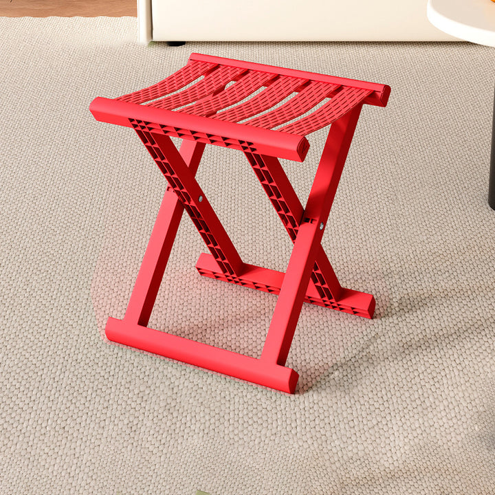 Contemporary Industrial PP TPE Square Foldable Camping Low Stool Portable For Outdoor And Living Room
