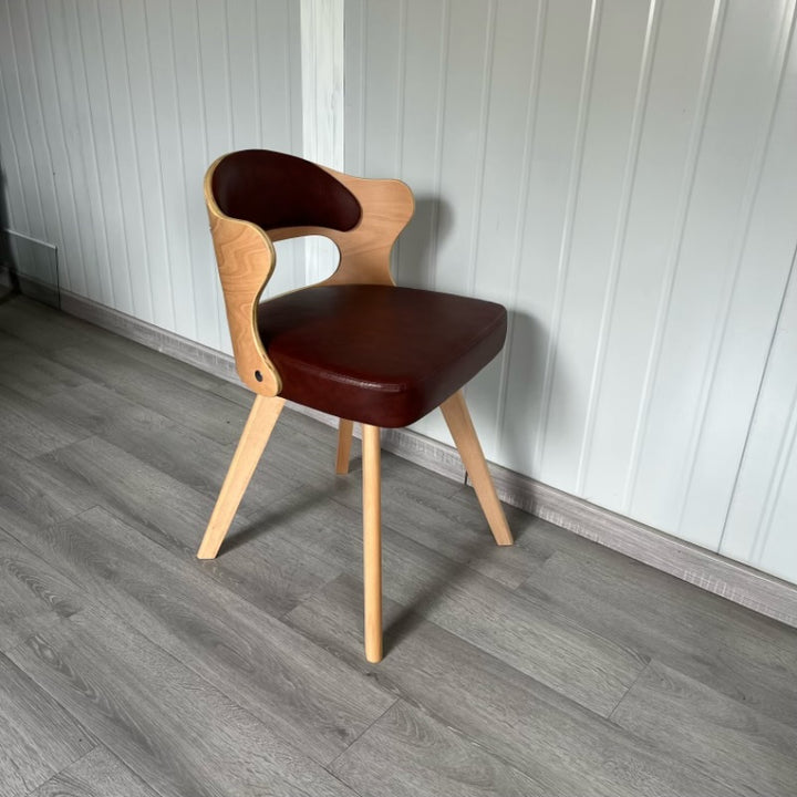 Chaise de bureau pivotante carrée en cuir synthétique ou en lin avec dossier pour bureau à domicile et étude 