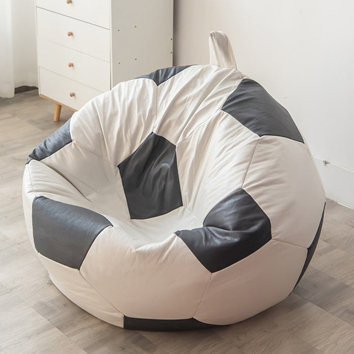 Contemporary Creative Synthetic Fabric EPP EPS Football Portable Washable Bean Bag Lazy Sofa For Living Room And Bedroom