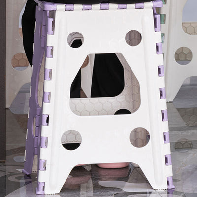 Modern Minimalist PP Rectangular Foldable Footstool For Living Room And Entryway