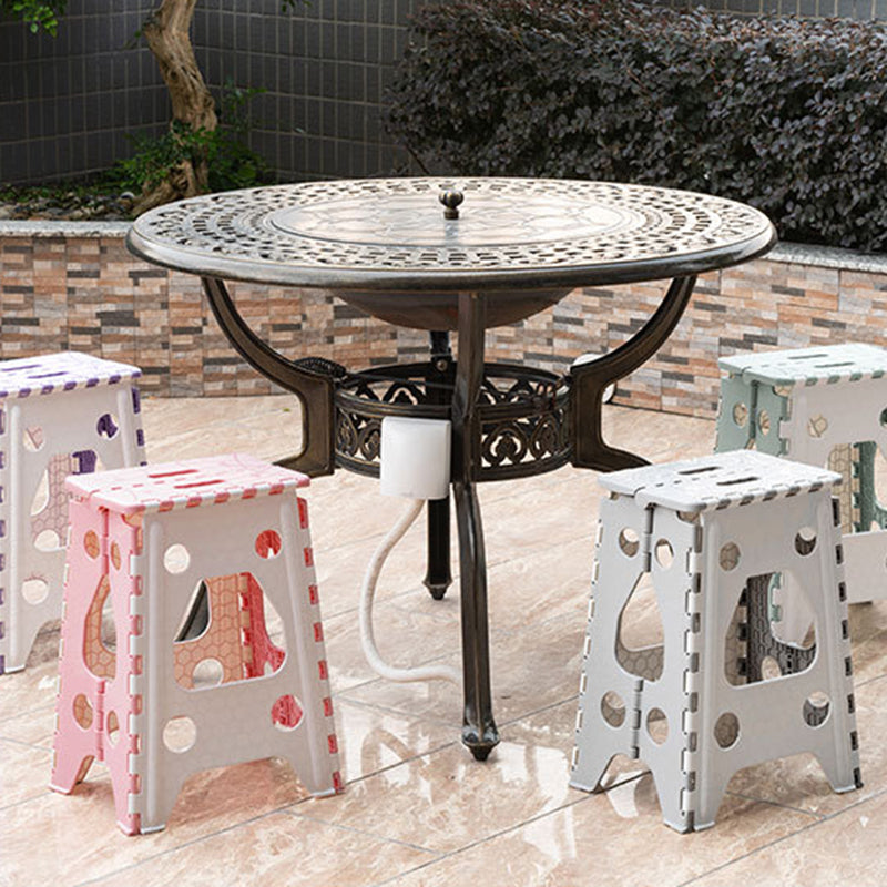 Modern Minimalist PP Rectangular Foldable Footstool For Living Room And Entryway