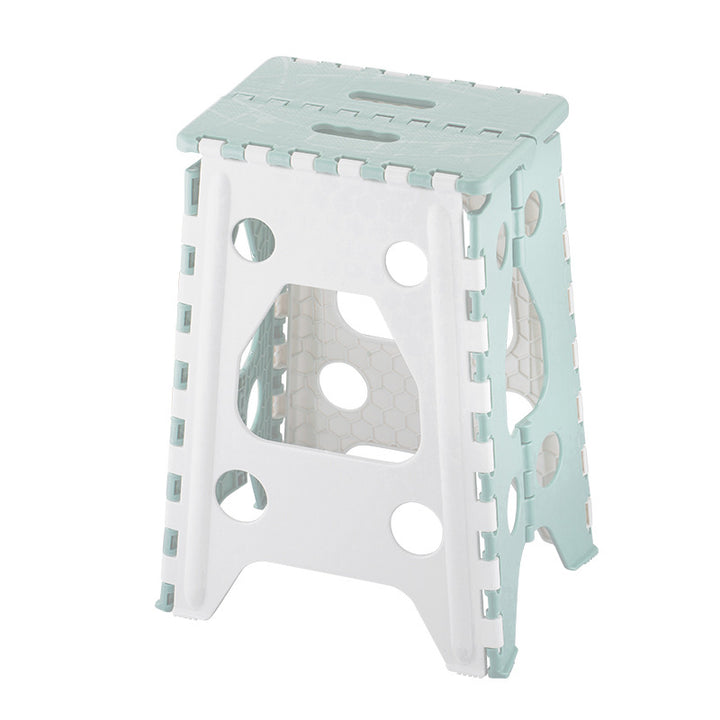 Taburete Plegable Rectangular Moderno Minimalista PP Para Sala de Estar y Entrada 