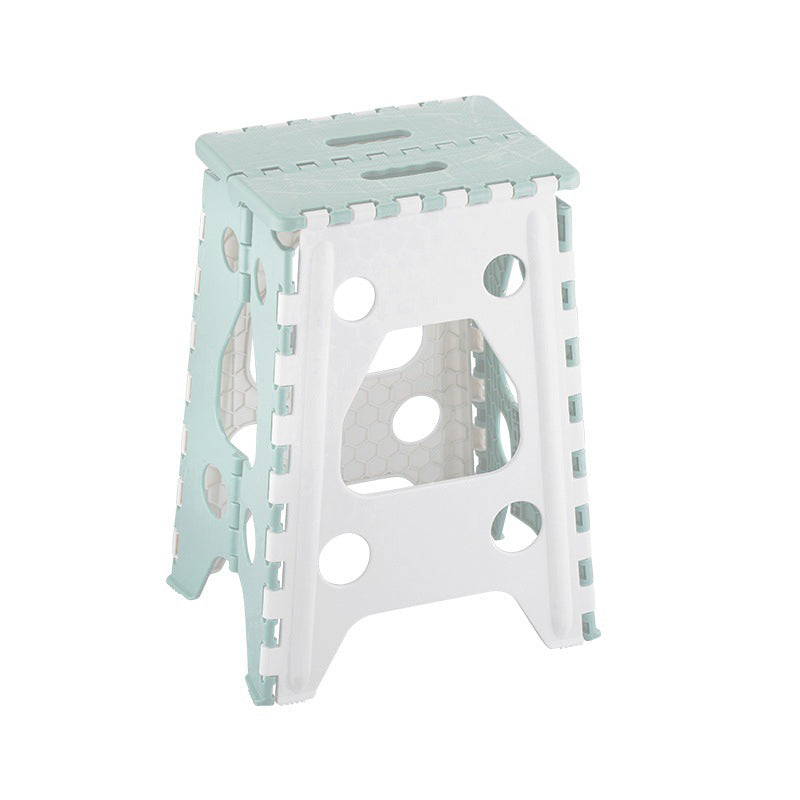 Taburete Plegable Rectangular Moderno Minimalista PP Para Sala de Estar y Entrada 