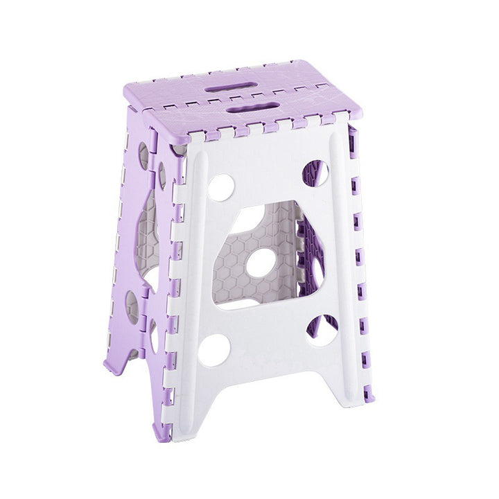 Taburete Plegable Rectangular Moderno Minimalista PP Para Sala de Estar y Entrada 