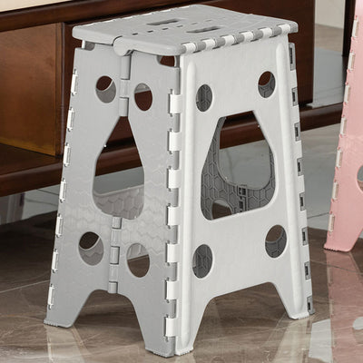 Modern Minimalist PP Rectangular Foldable Footstool For Living Room And Entryway