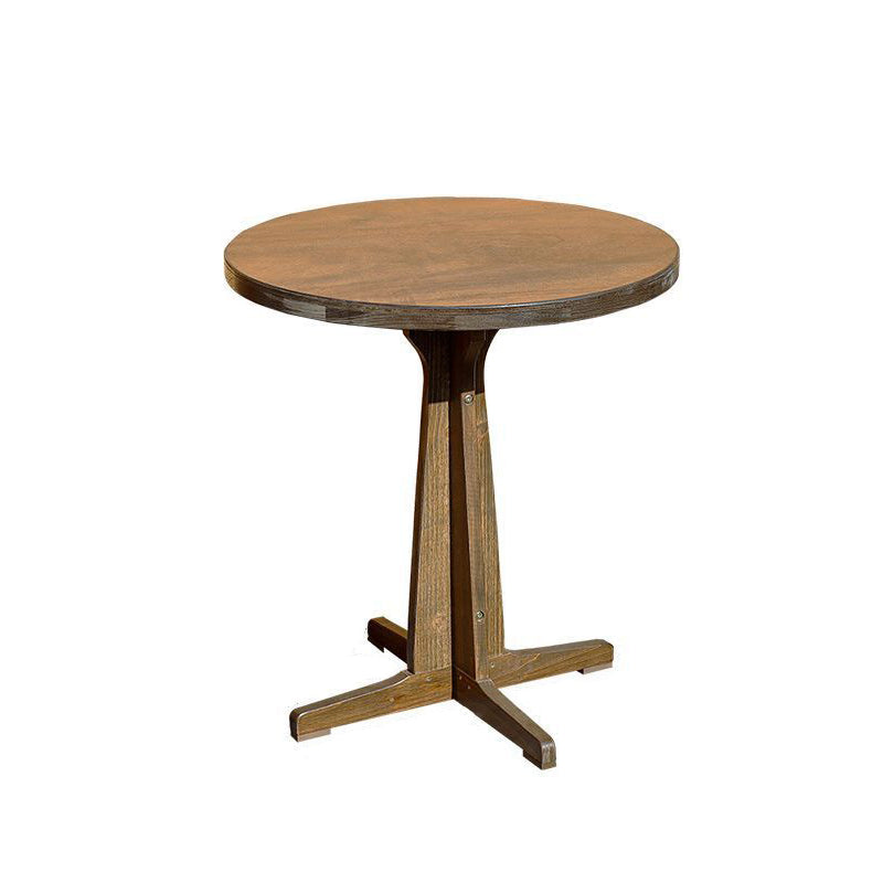 Traditional Farmhouse Round Rectangular Foldable Solid Wood Plywood Outdoor Coffee Table 1-Tier For Outdoor