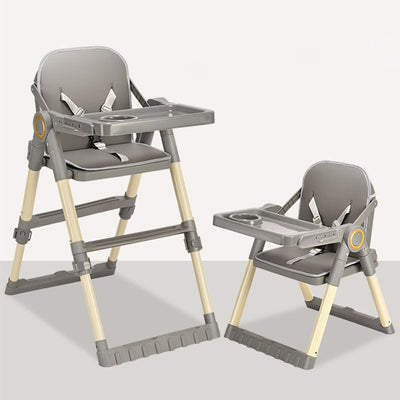 Modern Minimalist Rectangular Adjustable PU Leather PP Carbon Steel Kid Dining Chair Backrest Armrest For Dining Room