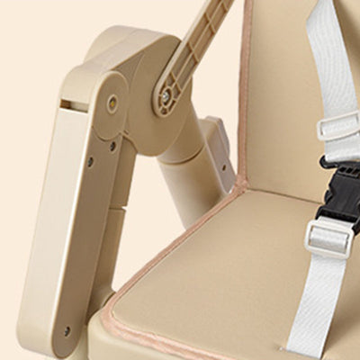 Modern Minimalist Rectangular Adjustable PU Leather PP Carbon Steel Kid Dining Chair Backrest Armrest For Dining Room