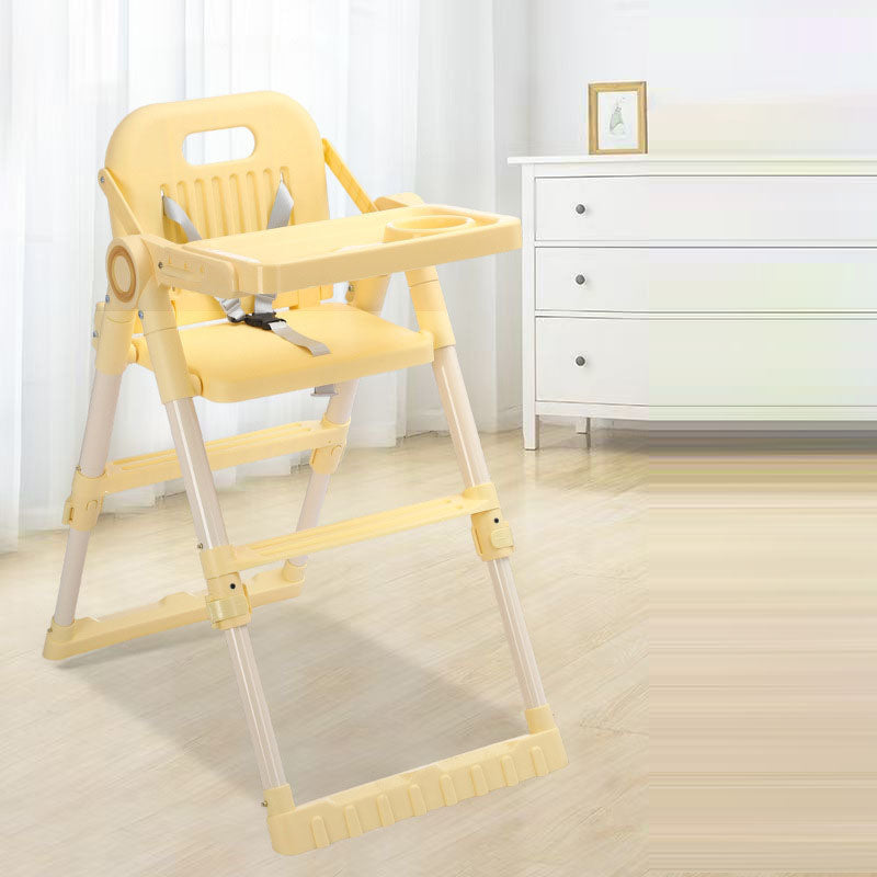 Modern Minimalist Rectangular Adjustable PU Leather PP Carbon Steel Kid Dining Chair Backrest Armrest For Dining Room