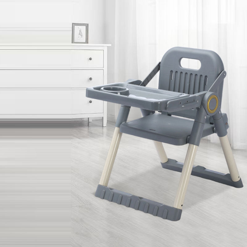 Modern Minimalist Rectangular Adjustable PU Leather PP Carbon Steel Kid Dining Chair Backrest Armrest For Dining Room