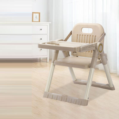 Modern Minimalist Rectangular Adjustable PU Leather PP Carbon Steel Kid Dining Chair Backrest Armrest For Dining Room