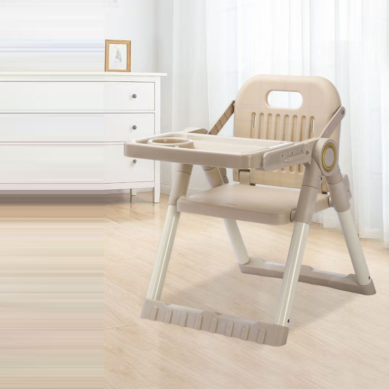 Modern Minimalist Rectangular Adjustable PU Leather PP Carbon Steel Kid Dining Chair Backrest Armrest For Dining Room