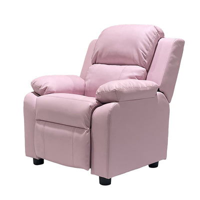 Modern Minimalist Rectangular Kid Fabric PU Leather Solid Wood Plastic Accent Chair Backrest Armrest For Living Room