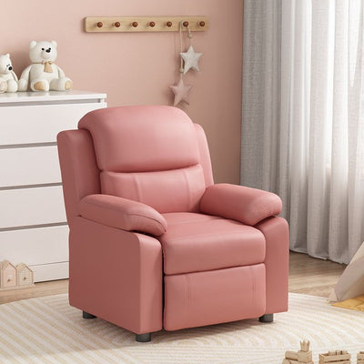 Modern Minimalist Rectangular Kid Fabric PU Leather Solid Wood Plastic Accent Chair Backrest Armrest For Living Room