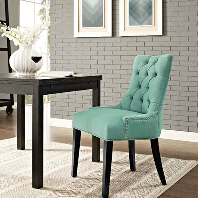 Modern Minimalist Rectangular Velvet Cotton-Linen Solid Wood Dining Chair Backrest Armless For Dining Room