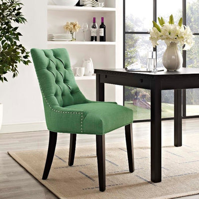 Modern Minimalist Rectangular Velvet Cotton-Linen Solid Wood Dining Chair Backrest Armless For Dining Room