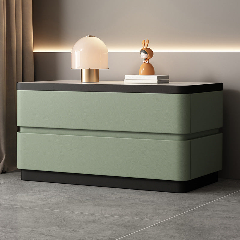 Modern Minimalist Rectangular Stone Slab Solid Wood Cat&