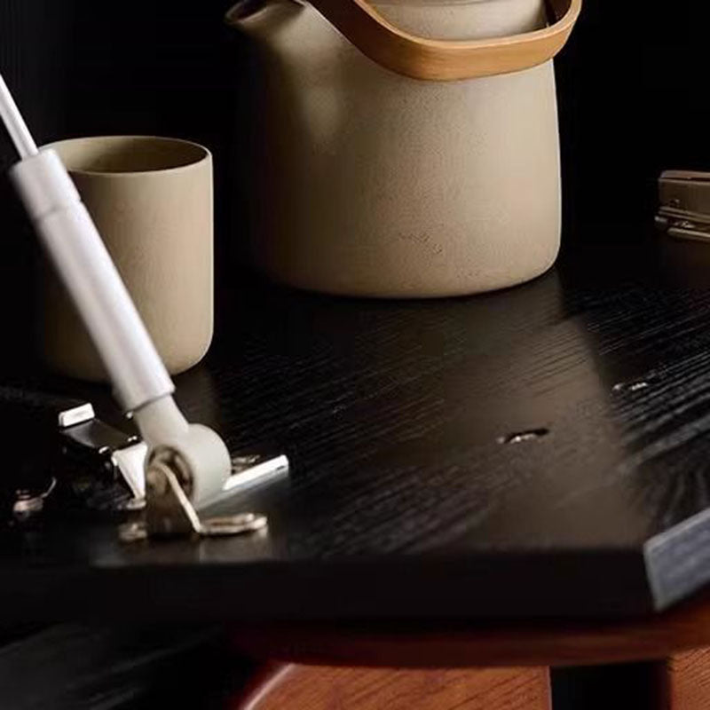 Traditioneller Vintage-rechteckiger, umweltfreundlicher Nachttisch mit 1 Schublade für das Schlafzimmer 