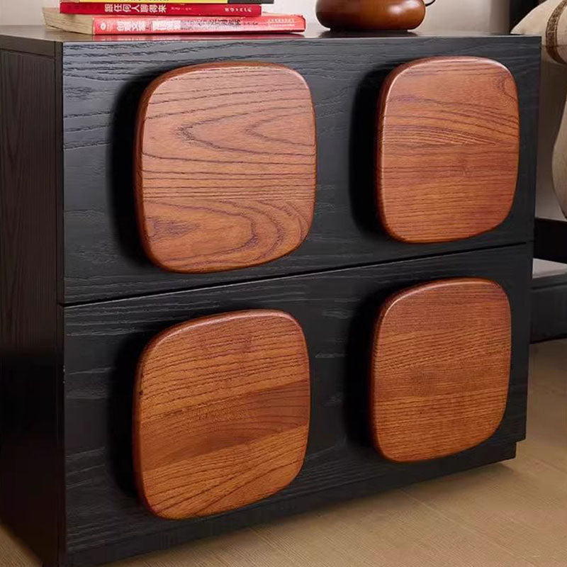 Traditioneller Vintage-rechteckiger, umweltfreundlicher Nachttisch mit 1 Schublade für das Schlafzimmer 