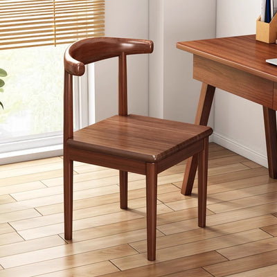 Contemporary Nordic Cow Corner Shape Square Upholstered Cotton Linen Fabric Leather Steel Frame Dining Chair Backrest For Dining Room