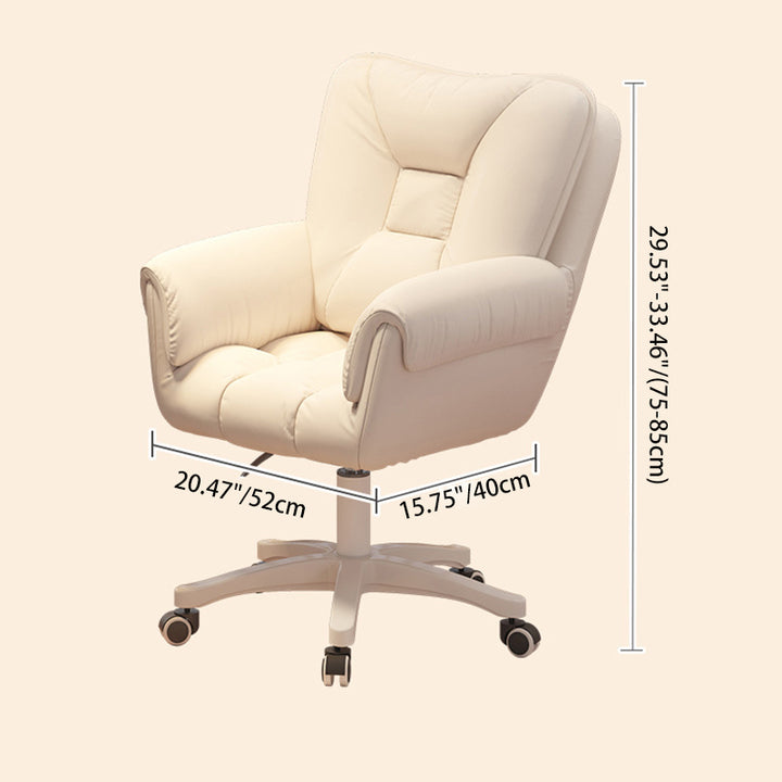 Modern Minimalist Square Upholstered Velvet Stainless Steel Iron Desk Chair Backrest For Home Office