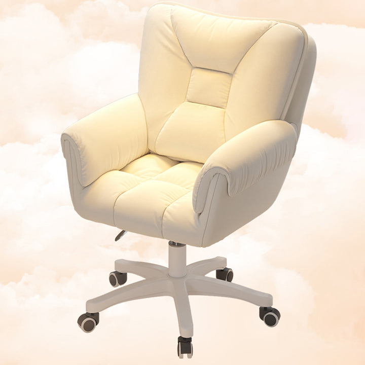 Modern Minimalist Square Upholstered Velvet Stainless Steel Iron Desk Chair Backrest For Home Office