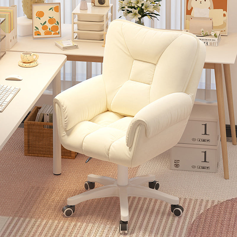 Modern Minimalist Square Upholstered Velvet Stainless Steel Iron Desk Chair Backrest For Home Office