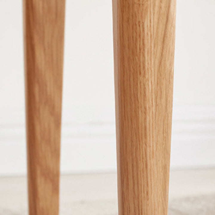 Tabouret de coiffeuse rectangulaire minimaliste moderne en tissu rembourré avec cadre en bois pour chambre 
