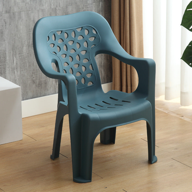 Modern Minimalist Irregular Round Polypropylene Backrest Chair For Living Room